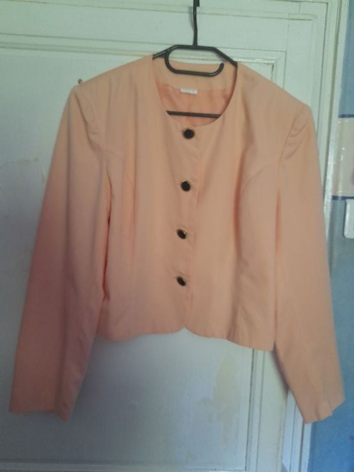 Veste abricot, taille 46