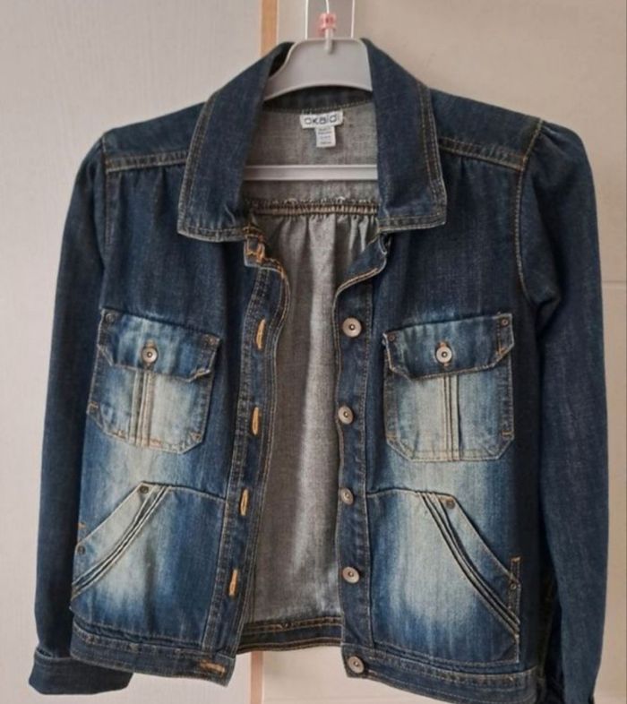 Veste en jean fille Okaidi