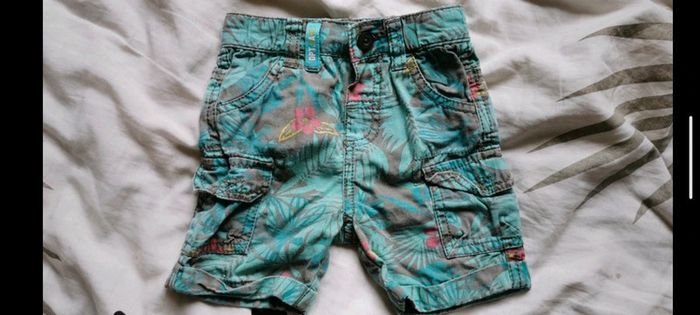 Short garçon tropical 12 mois 1 an - photo numéro 2