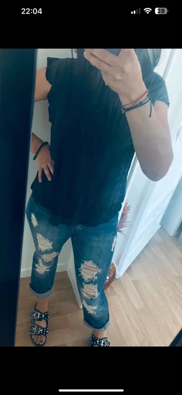 Jean boyfriend Stradivarius taille 36 excellent état