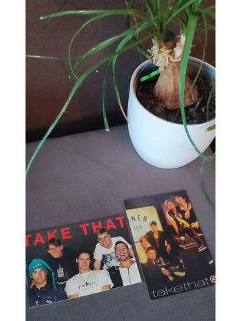 Lot de 2 cartes postales Take That