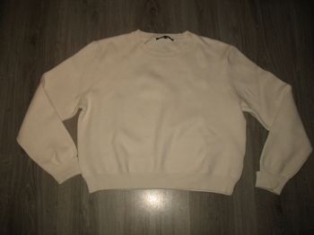 PULL COURT ÉCRU "ETAM" - TAILLE XL - n°02