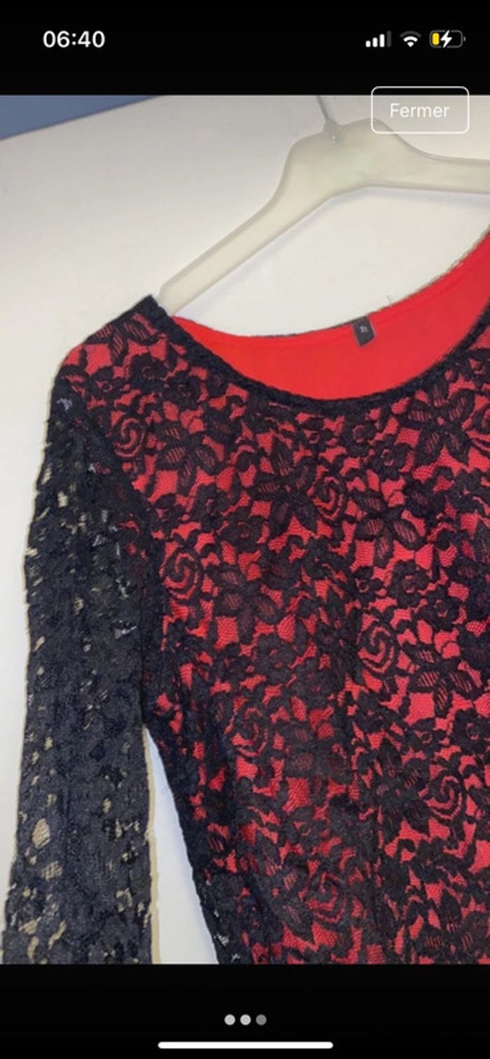 Haut dentelle taille 40