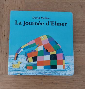 La journée d'Elmer - livre cartonné