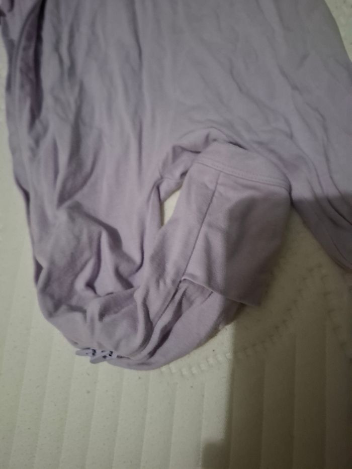 Pyjama violet DIM 18 mois (84cm) - photo numéro 4