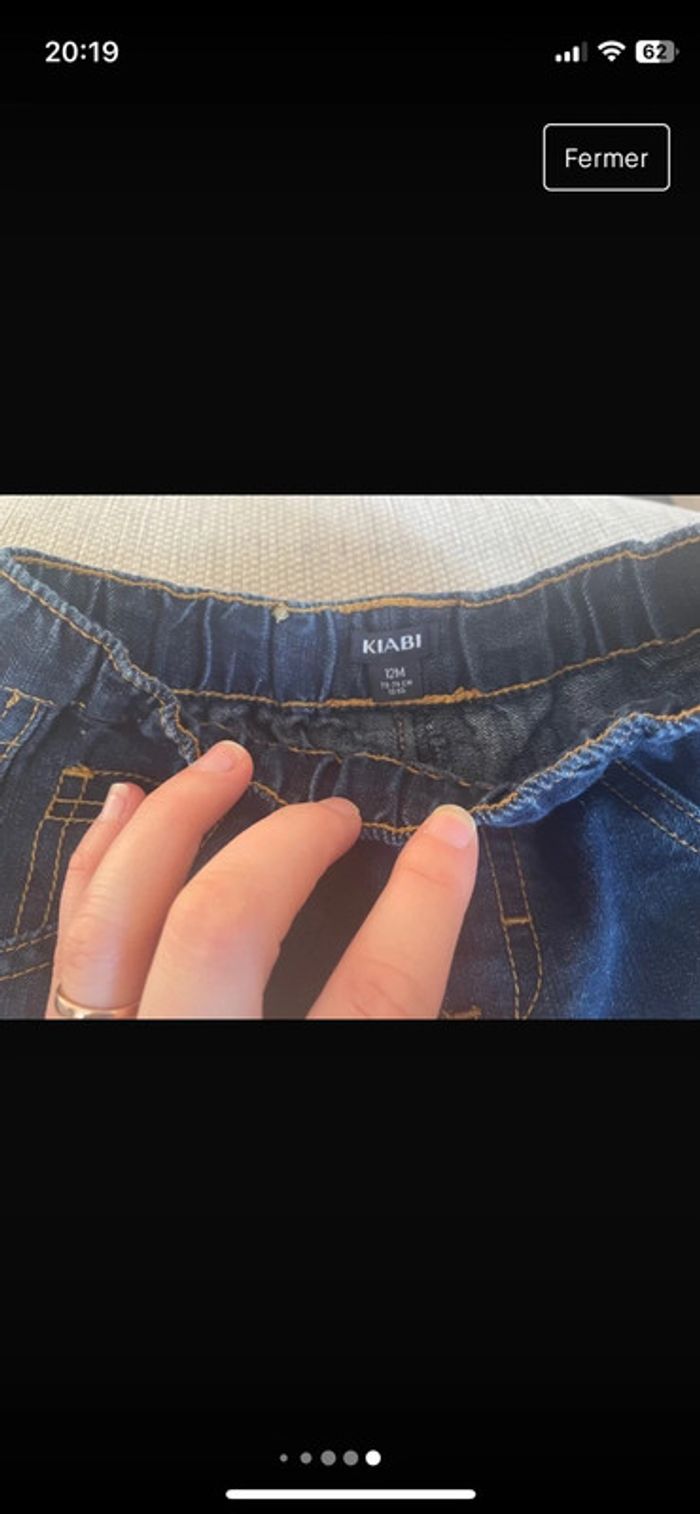 Jeans garçons Kiabi 12 mois - photo numéro 5
