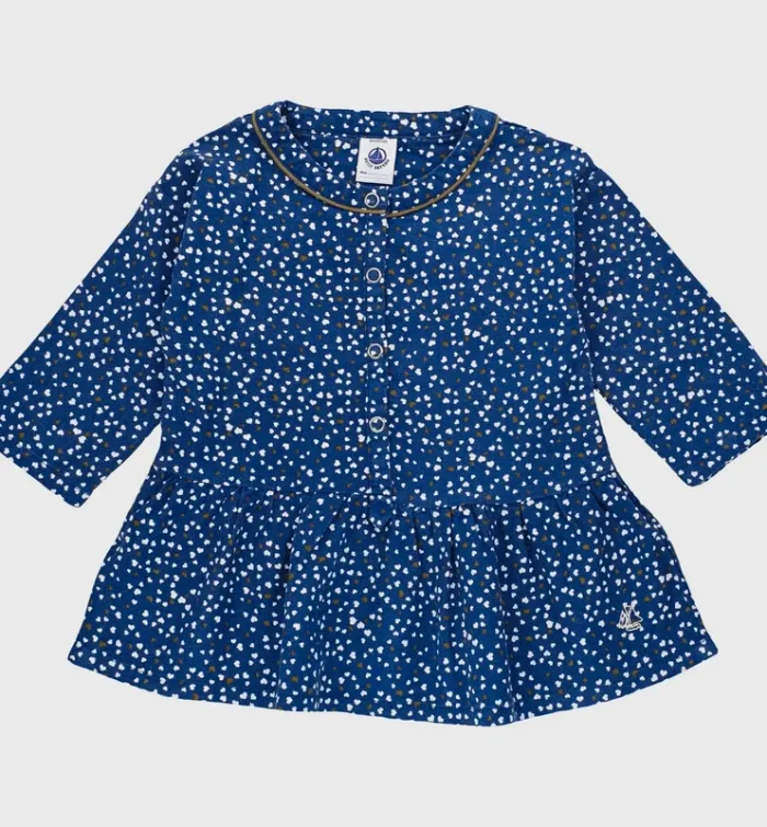 Robe à manches longues 6 mois en coton Petit Bateau