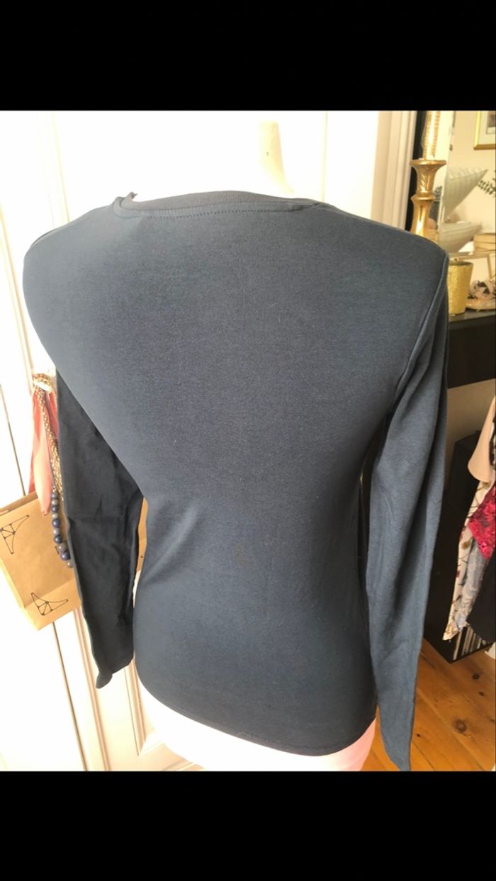 Tee  shirt bleu marine etoile sequins 14 ans  Name It - photo numéro 3