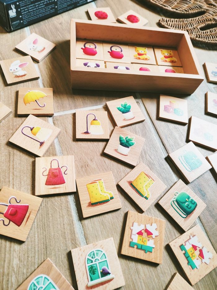 🐶Coffret en bois jeu de Mémorisation marque Janod - photo numéro 2