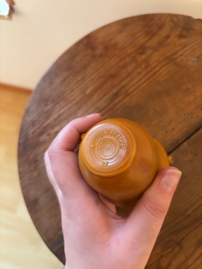 Vintage lot de 4 tasses et soucoupes Arcopal volcan - photo numéro 7