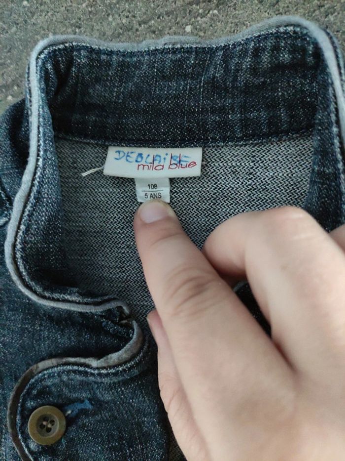 Veste en jean 5 ans - photo numéro 2
