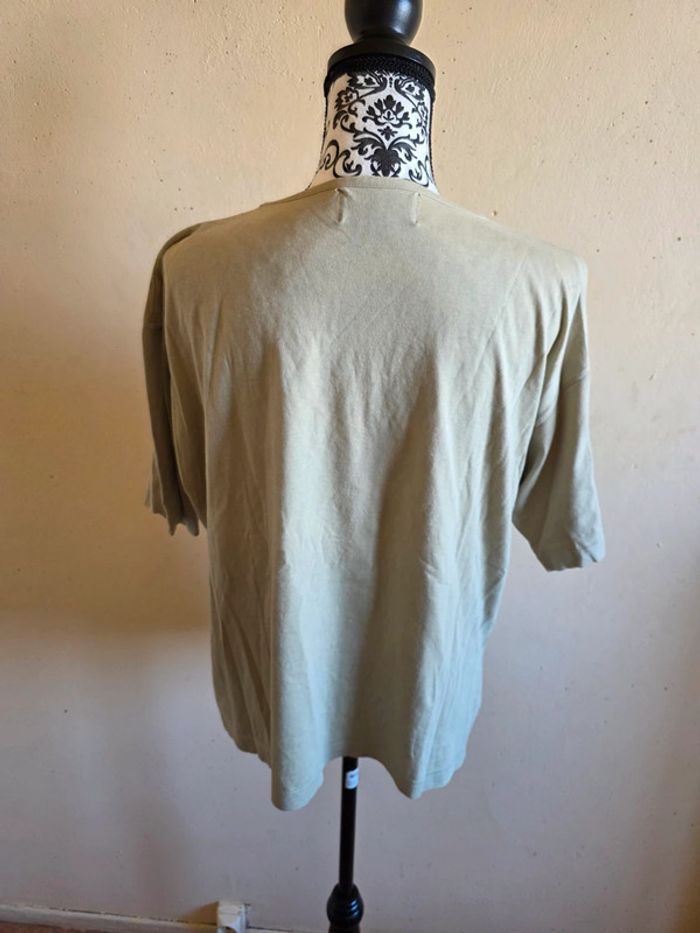 Tee shirt kaki claire femme T : M - photo numéro 3