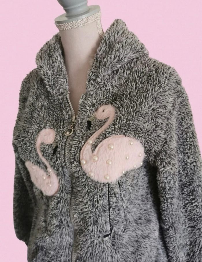 Veste en pilou flamants et perles Seagull 10 ans - photo numéro 2