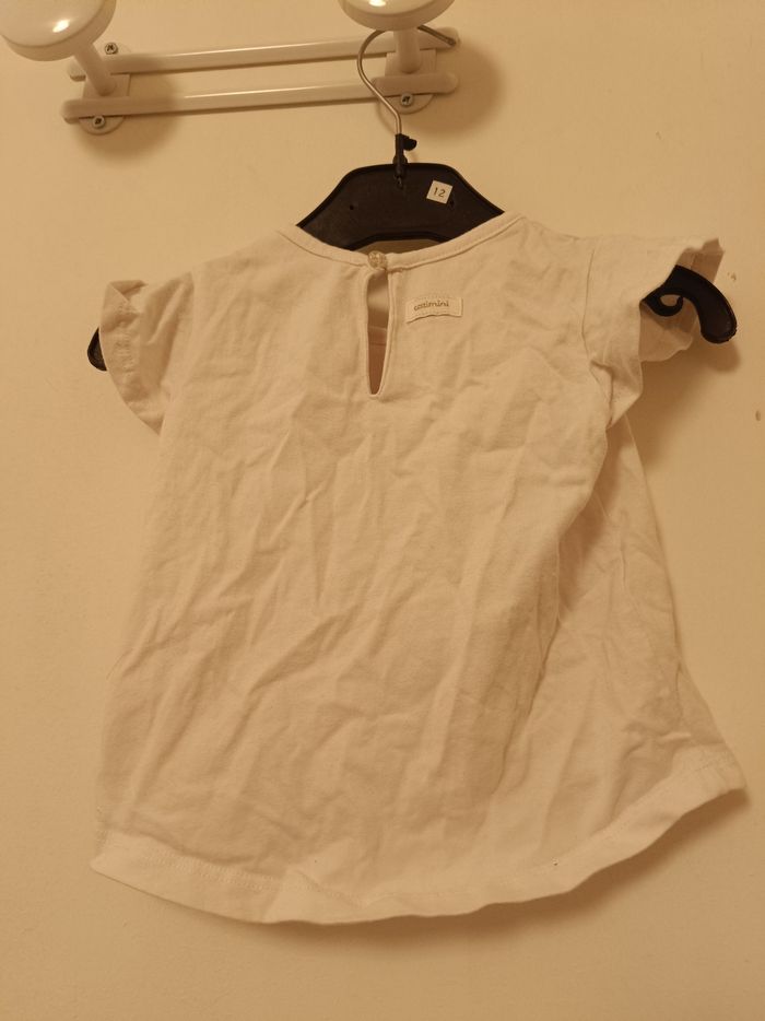 T-shirt Catimini "Pomme d'Amour" - 12 mois (74cm) - photo numéro 5