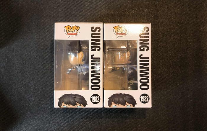 Lot 2 Figurines Funko Pop / Sung Jinwoo 1982 / Solo Leveling / ( 1 Glow Chase + 1 Normal ) - photo numéro 3