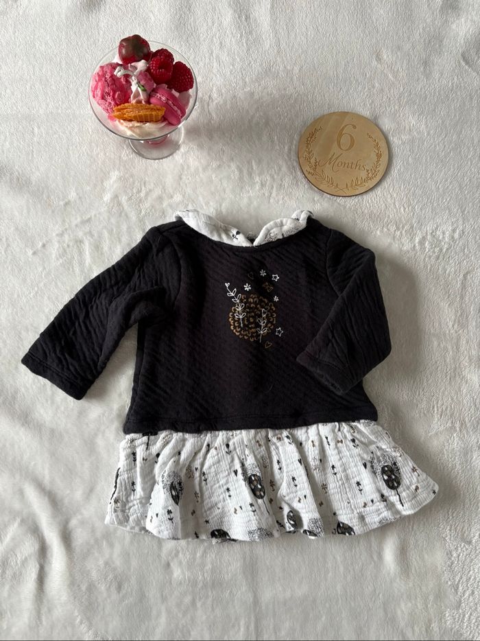 👗 Robe bébé - 6 mois - Orchestra