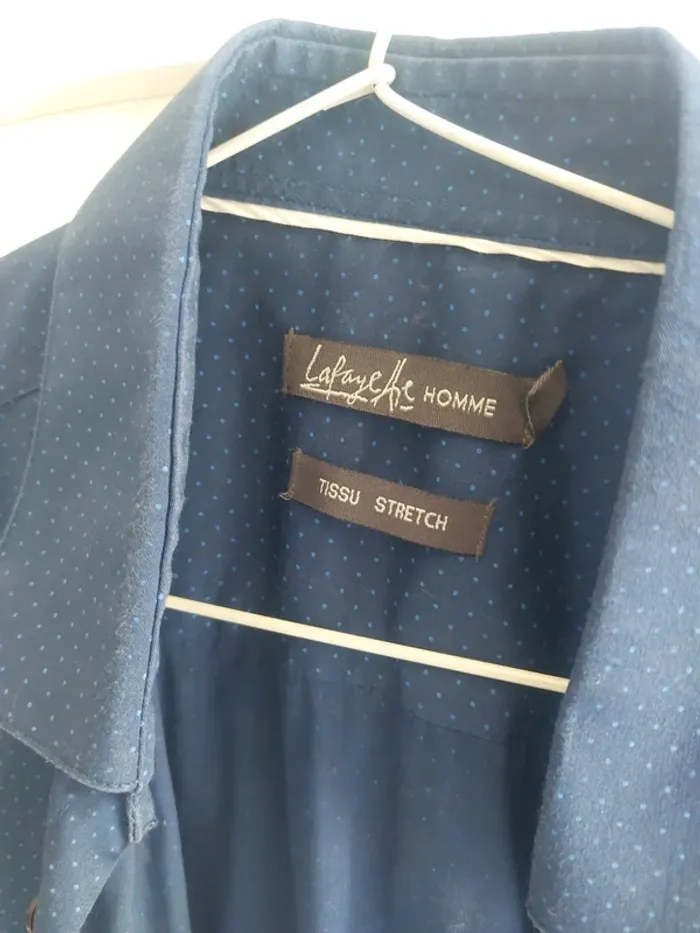 Chemise bleu Galerie Lafayette - photo numéro 3