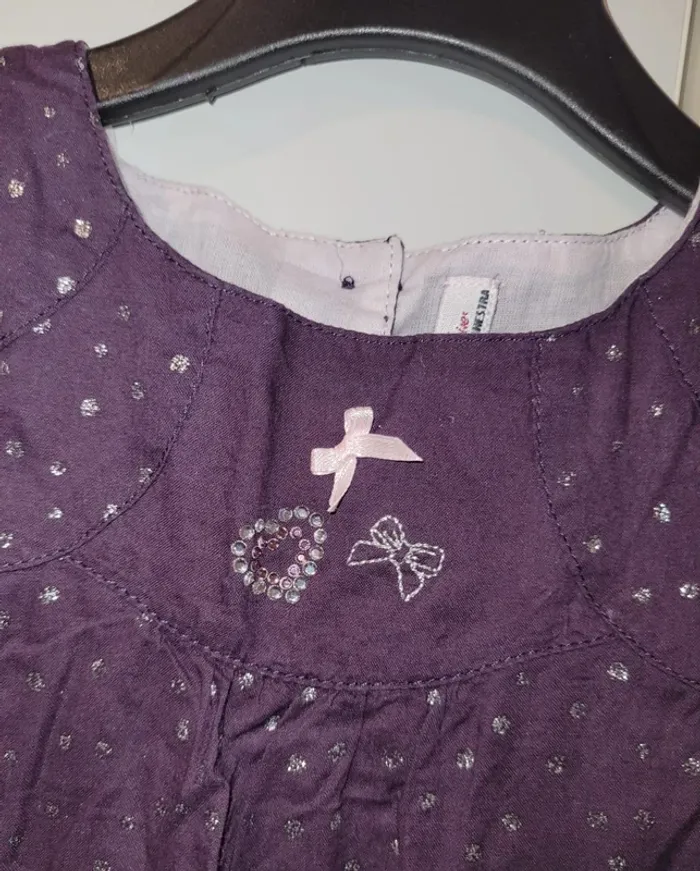 Robe 23 mois / Pomme framboise - photo numéro 2
