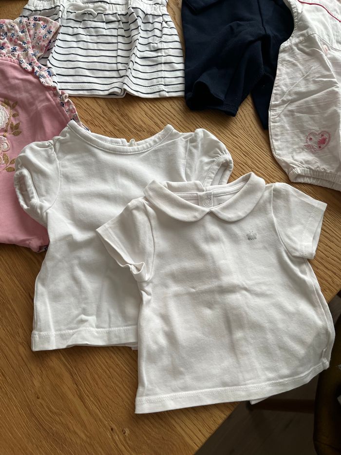 Lot 8 vêtements fille 1 mois - photo numéro 2
