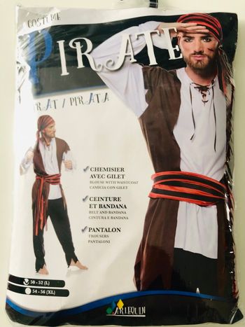 Déguisement pirate homme