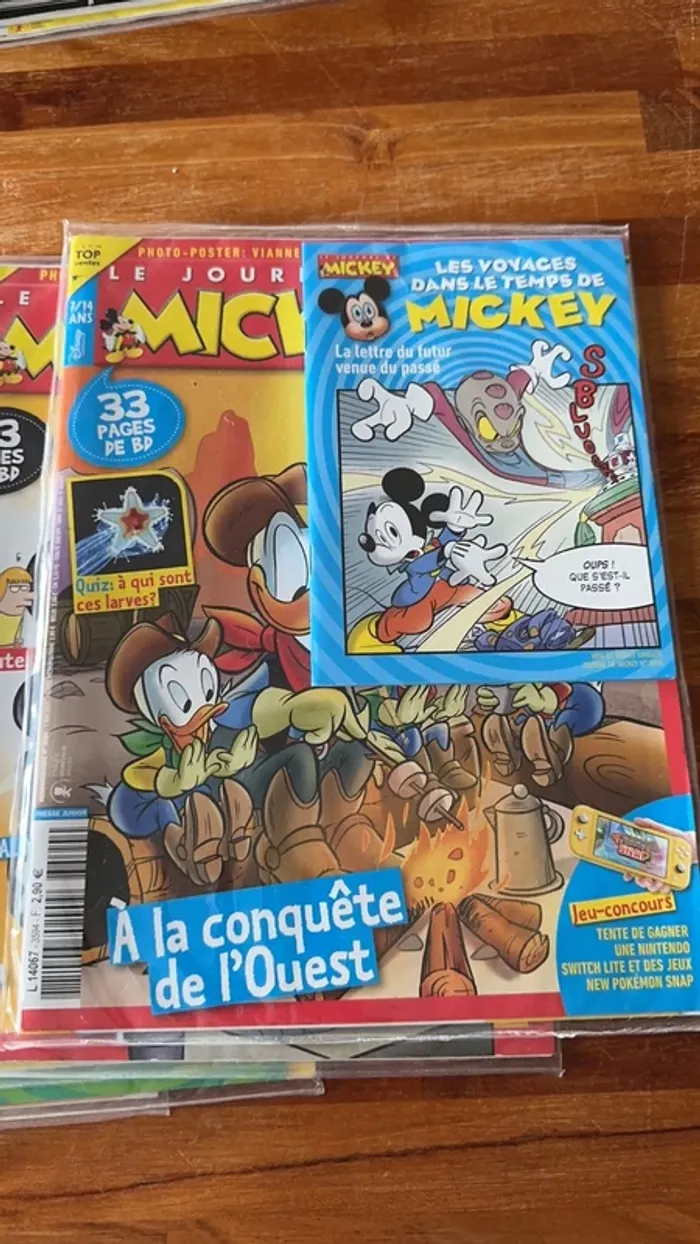 Lot 10 magazines le journal de Mickey - photo numéro 5