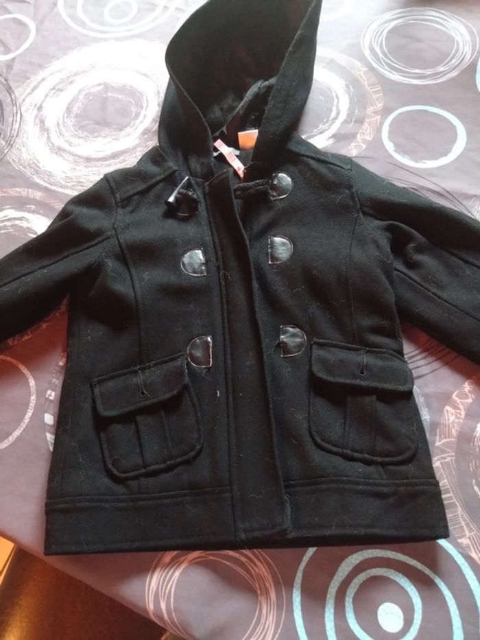 Manteau d'hiver noir fille 4 ans la redoute - photo numéro 2