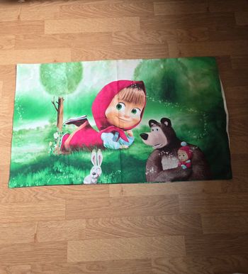 🐻 Taie d’oreiller Masha et Michka -  bon état
