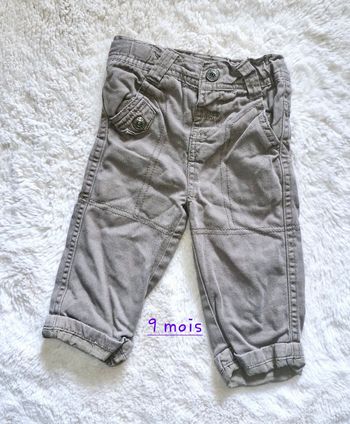 Pantalon garçon 9 mois
