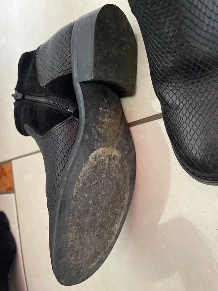 Bottines effet crocodile - photo numéro 2