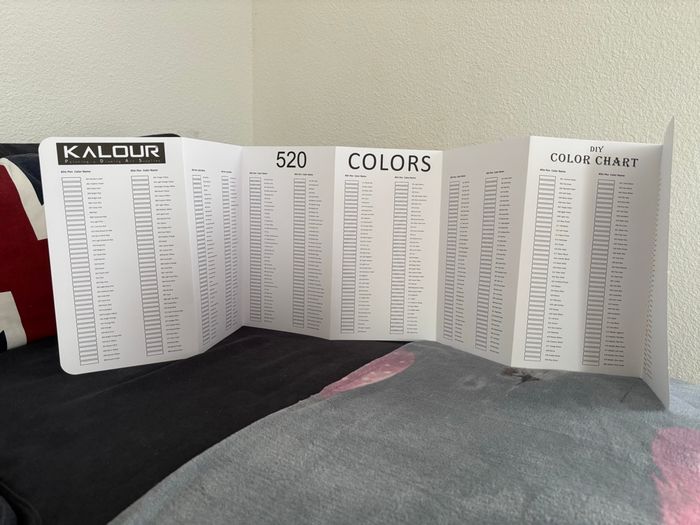 Crayon de couleur KALOUR 520pcs - photo numéro 3