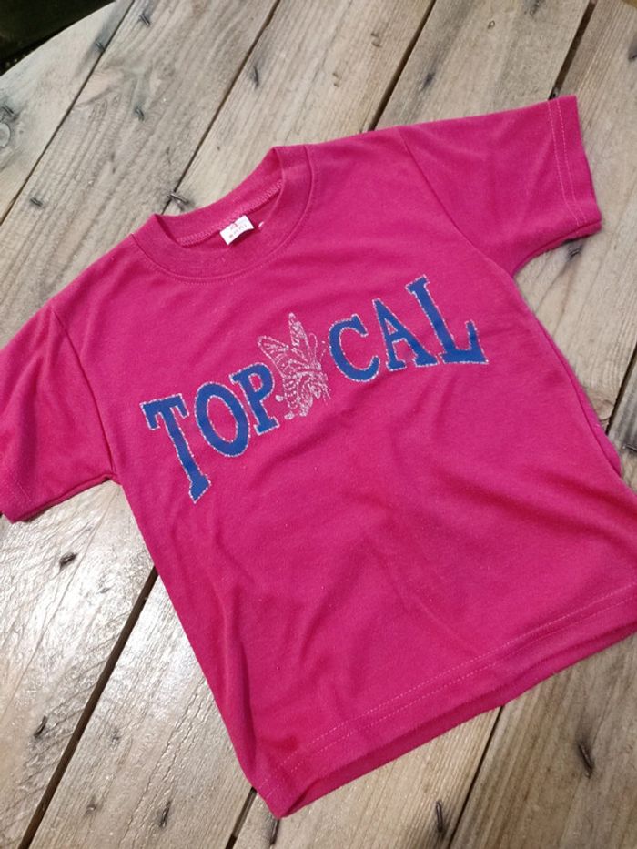 T-shirt rose taille 4 ans - photo numéro 3