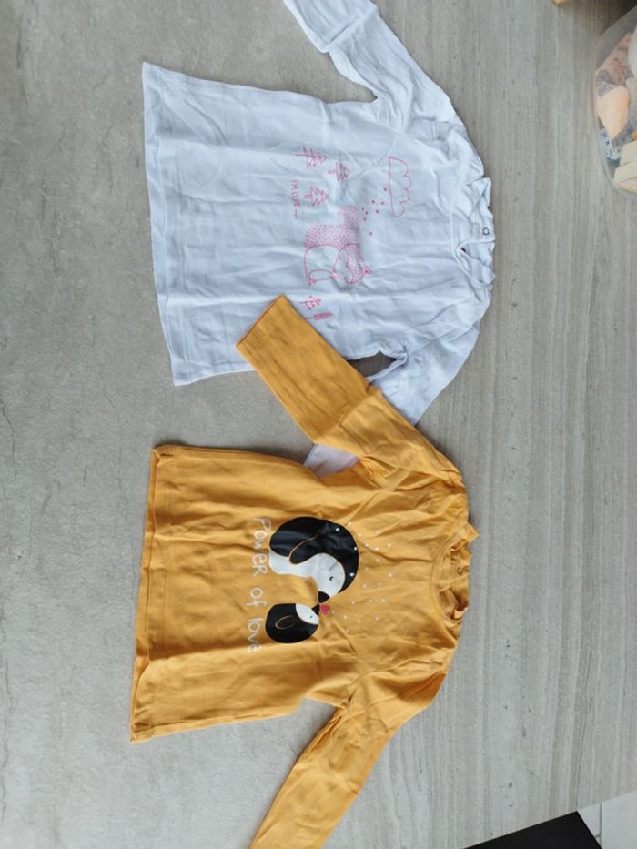 Lot de 2 sous pull manches longues