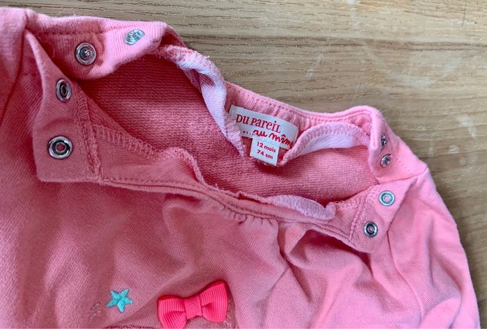 Robe 12 mois du pareil au même - photo numéro 3