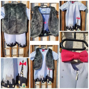 Superbe ensemble Ixoo robe epaisse et chaude 🌃 et boléro assorti, 6 ans