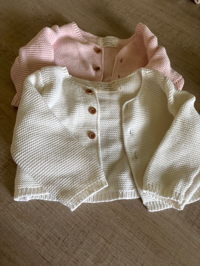 Lot de deux cardigans bébé - photo numéro 3