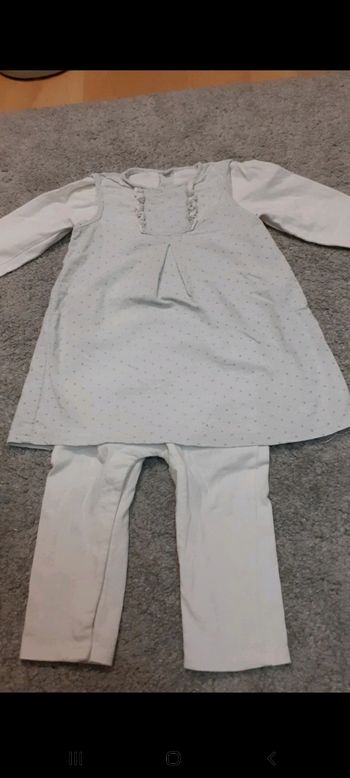 Robe velours combinaison