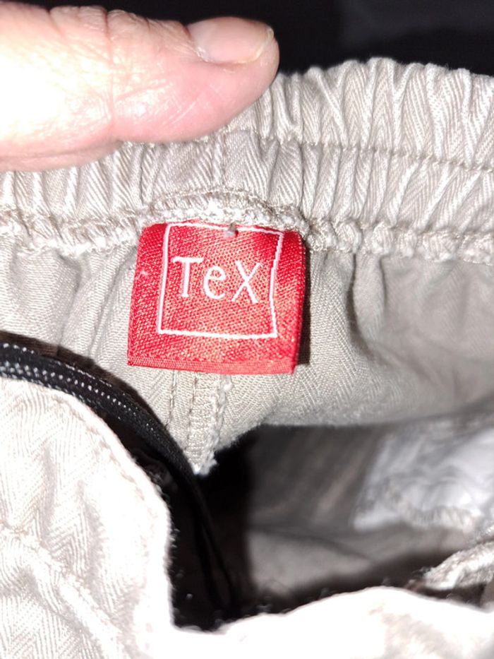 Lot de 2 pantalons beige et marron 3 mois 100%coton - photo numéro 6