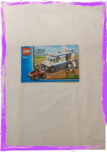 Notice LEGO city 60043