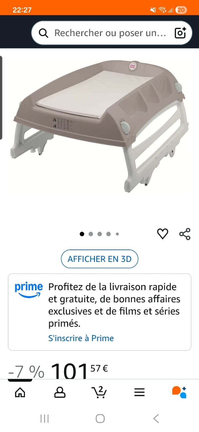 Table à langer pliante - photo numéro 3