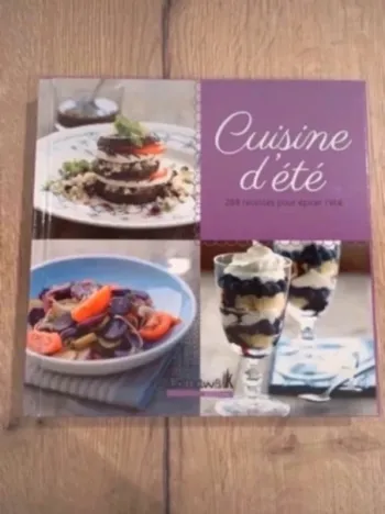 Gros livre de 288 recettes d’été