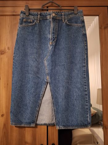 Jupe longue en jeans