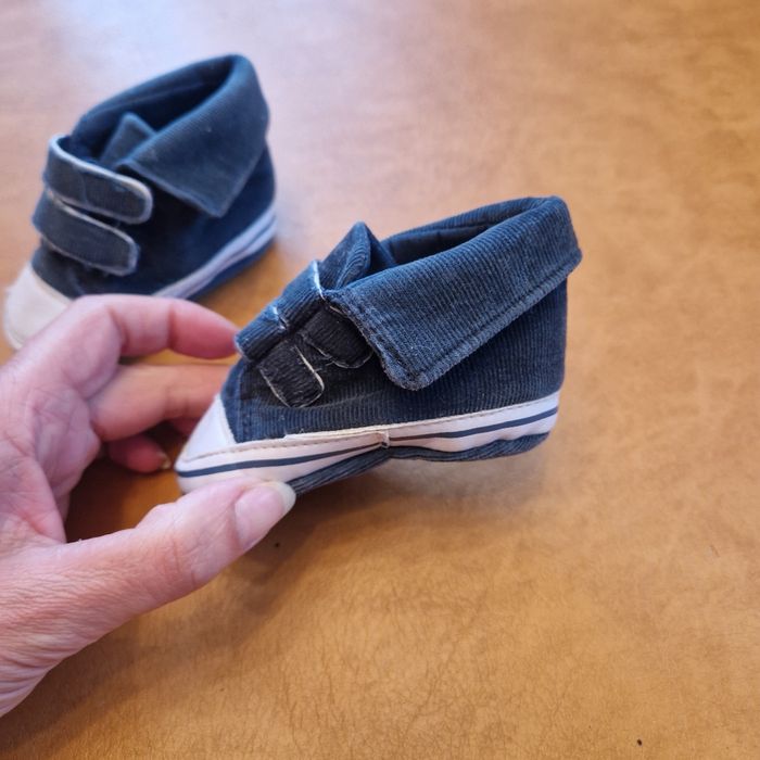 chaussures bébé souple en tissu - photo numéro 2