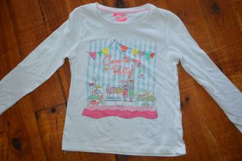 Tee shirt manches longues Tex 5/6 ans bonbons