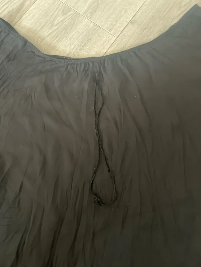 Tunique noire transparente dentelle - photo numéro 2