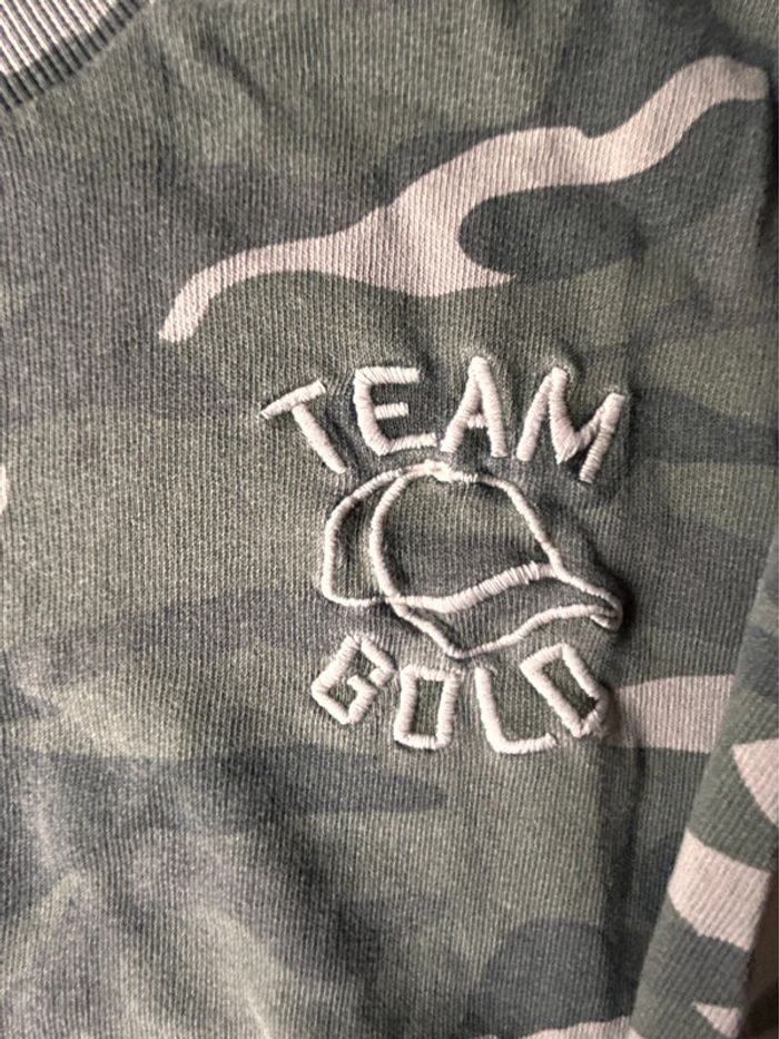 Pull sweat camouflage kaki 8 ans garçon Sturdy - photo numéro 2