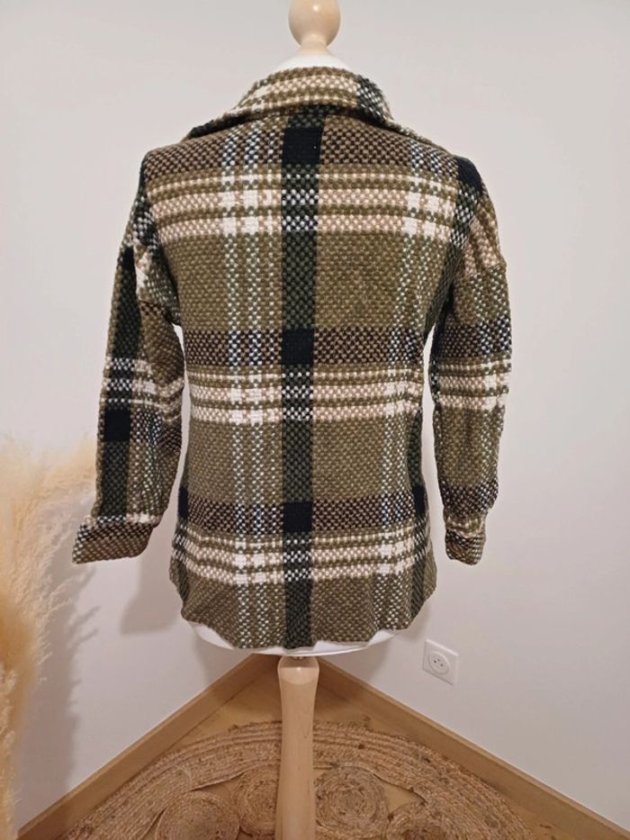 Veste épaisse à carreaux taille S/M 36/38 - photo numéro 9