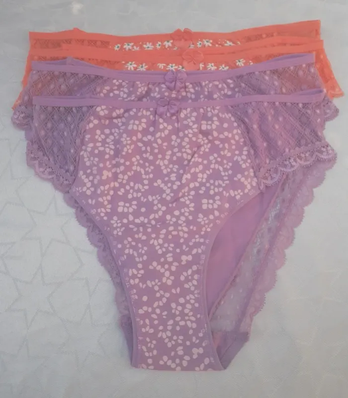 Lot de 4 culottes midi dentelle T38/40 - photo numéro 2
