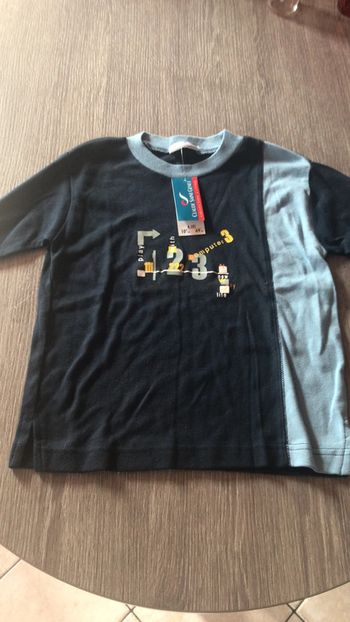 T shirt manche longue taille 6 ans neuf
