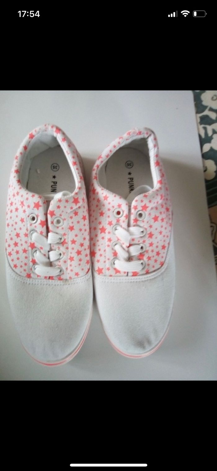 Baskets toile Fille Taille: 36