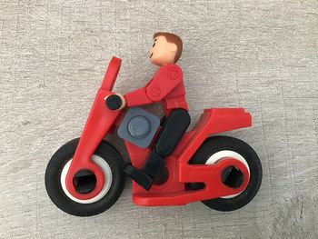 Vintage meccano figurine et scooter